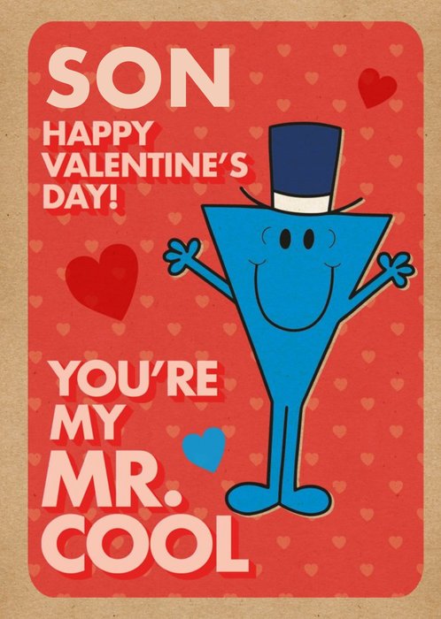 Son Happy Valentines Day Youre My Mr Cool Personalised Card