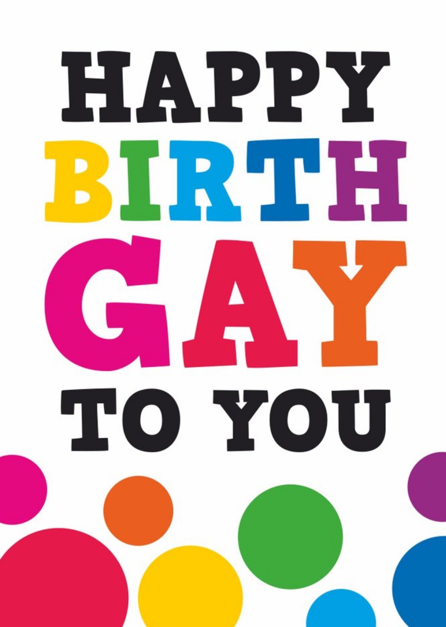 Moonpig Happy Birth Gay To You Card, Large