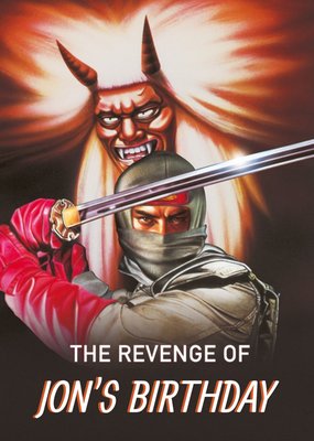 Sega Revenge Of Shinobi The Revenge Of Your Birthday Card