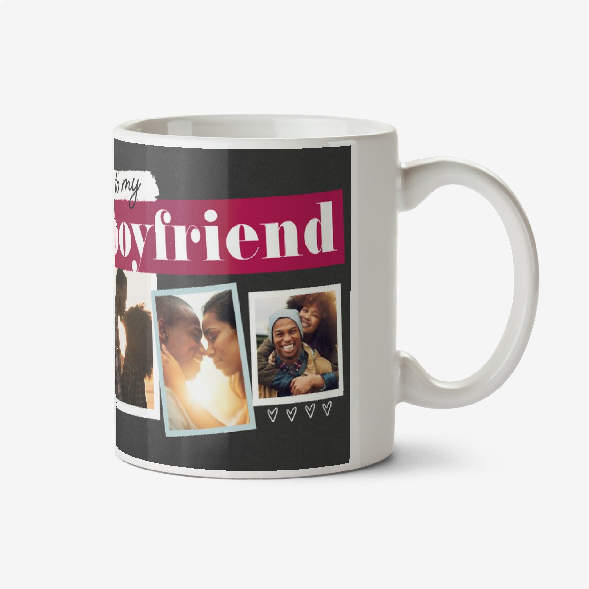 To My Beautiful Boyfriend Photo Upload Mug Ceramic Mug