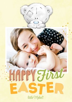 Easter Card - Photo Upload - Tiny Tatty Teddy - First Easter - Baby - Son - Daughter
