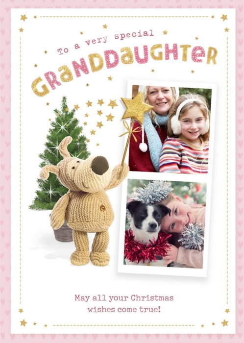 Boofle Photo upload Christmas Card to A very Special Granddaughter
