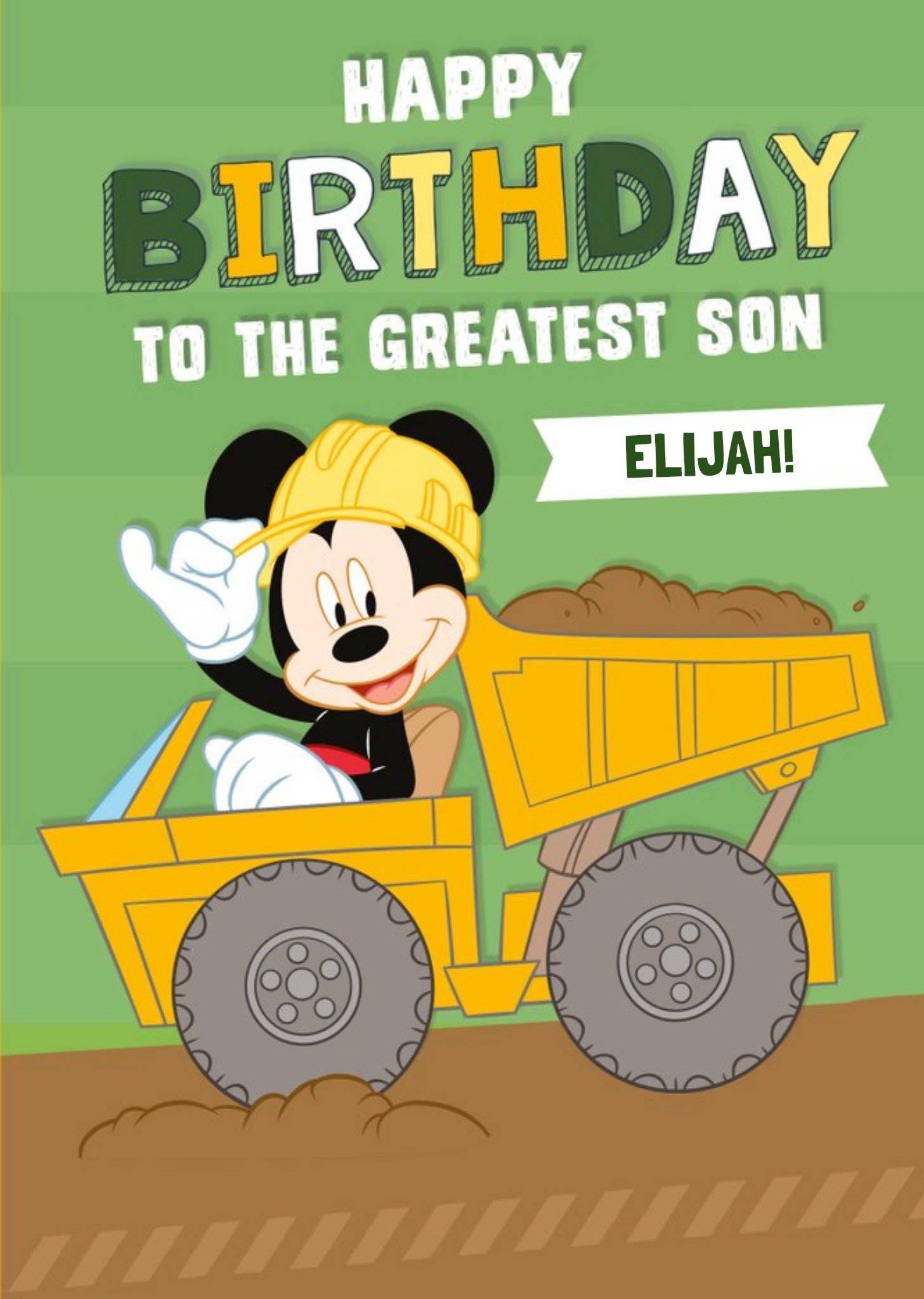 Disney Mickey Mouseto The Greatest Son Birthday Card Ecard