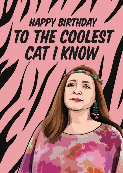 Topical Tiger TV Show Coolest Cat Birthday Card