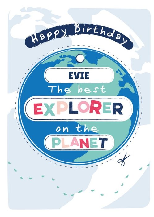 Natural History Museum Best Explorer On The Planet Birthday Card