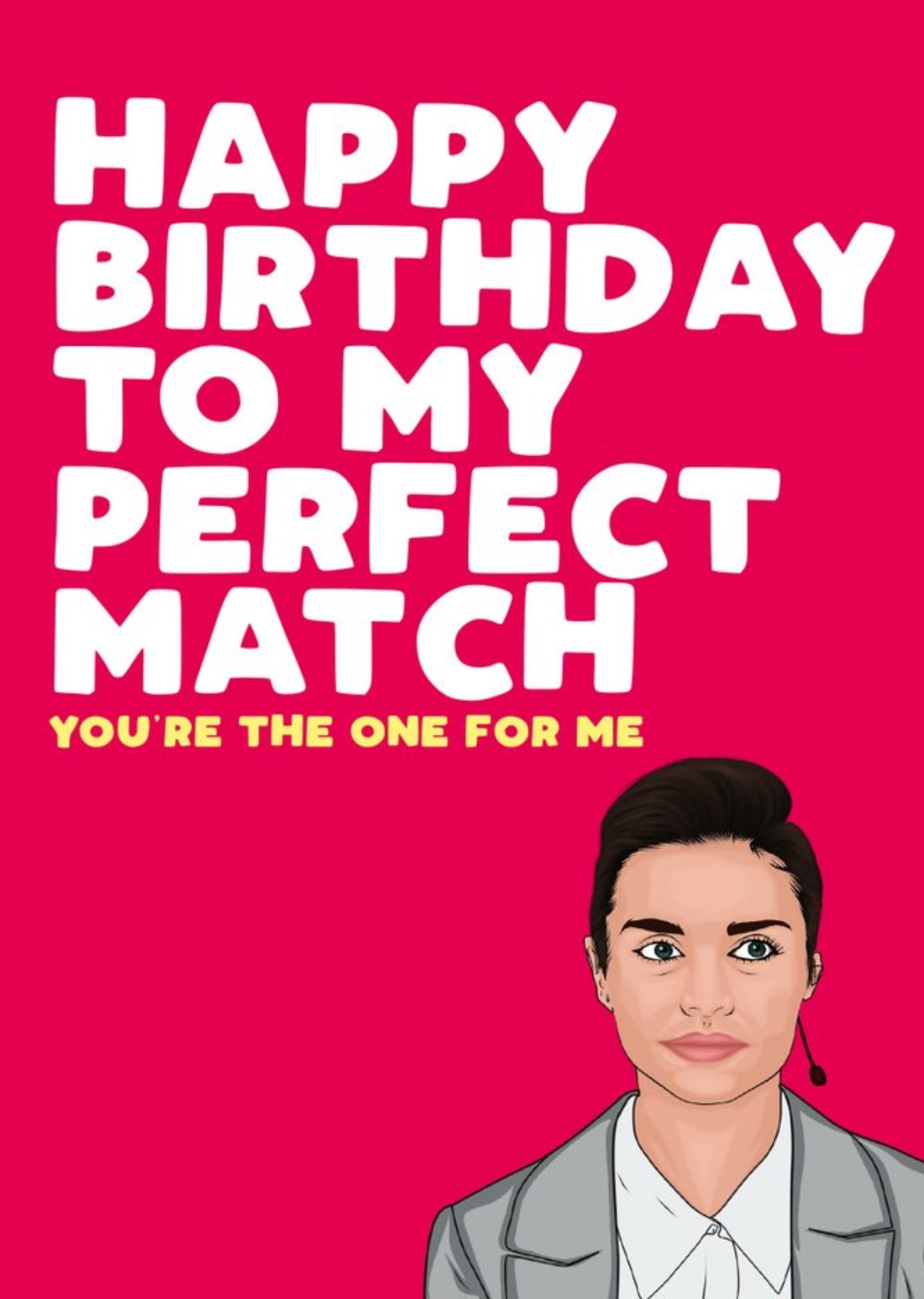 Moonpig Happy Birthday To My Perfect Match Card, Large