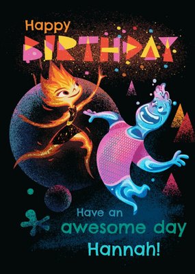 Disney Pixar Elemental Birthday Card