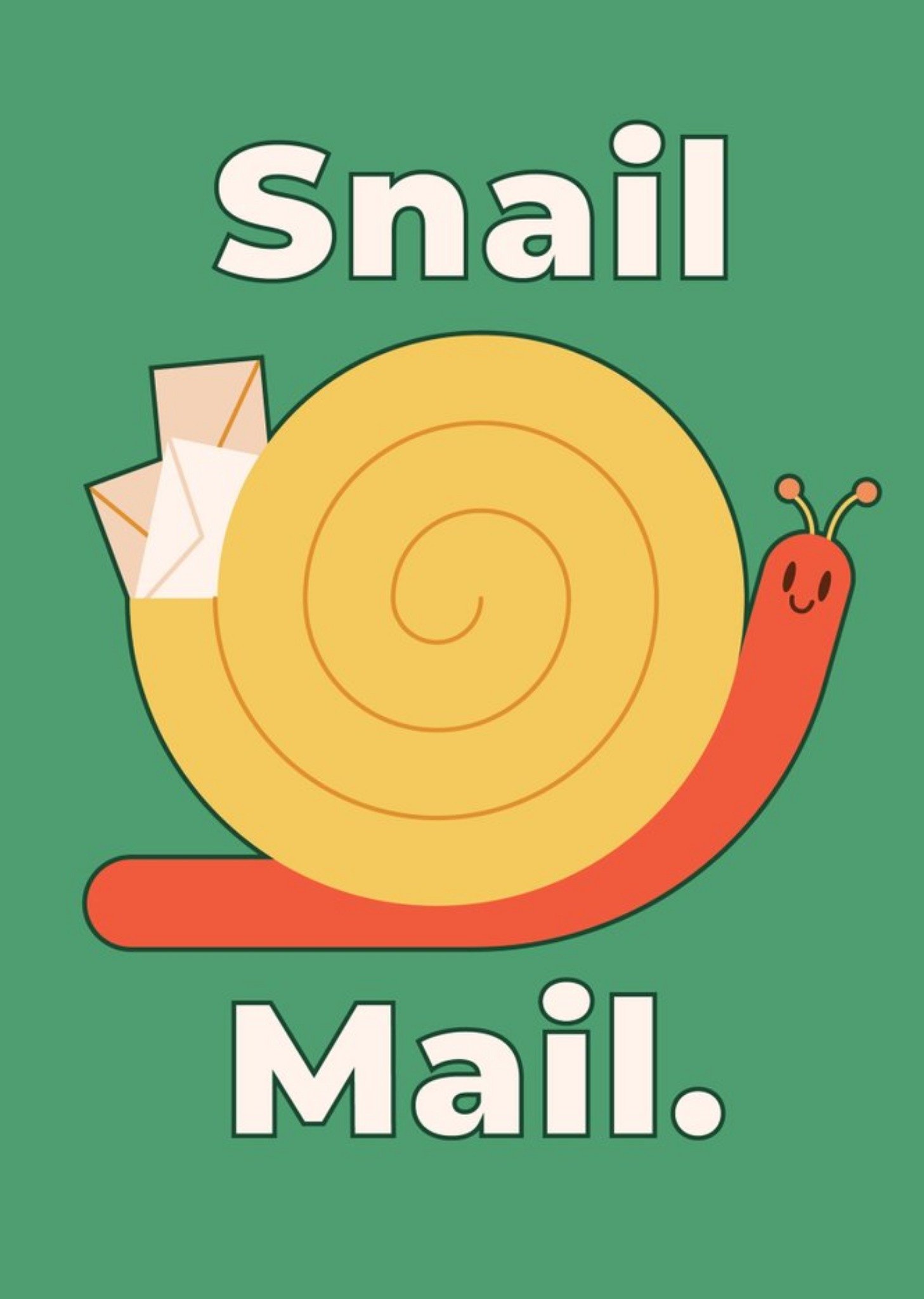Moonpig Snail Mail Just A Note Card Ecard