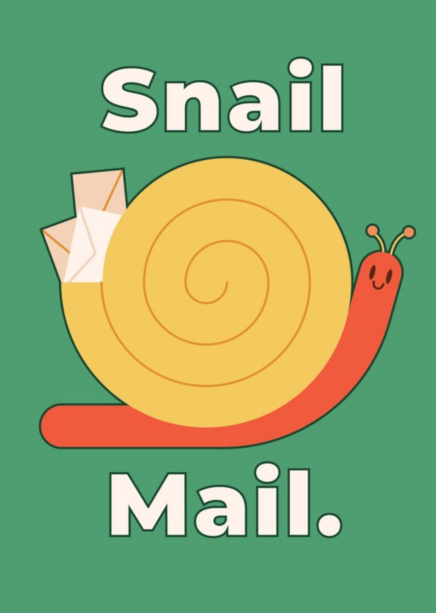 Snail Mail Just A Note Card Ecard