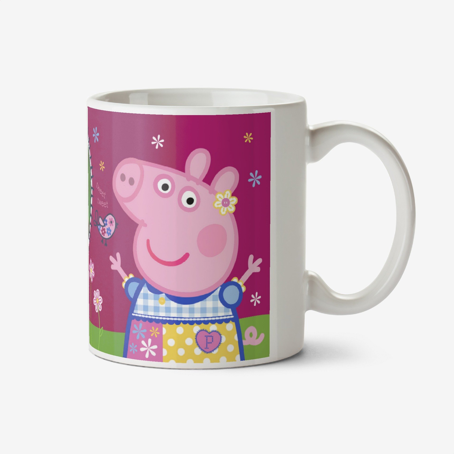 Peppa Pig In The Garden Photo Upload Mug Ceramic Mug