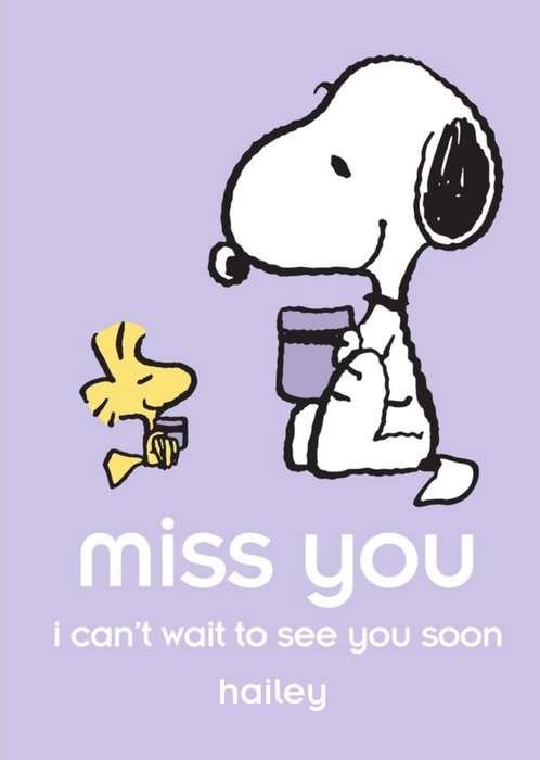 snoopy missing you
