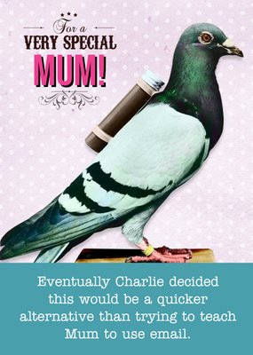 Mother's Day Card - Very Special Mum - Funny Card - Email