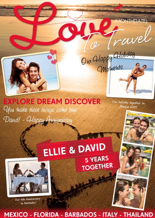 Love to travel Spoof Travel Card