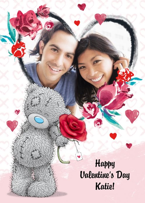 Carte Blanche Valentines Day Heart Photo Upload Card