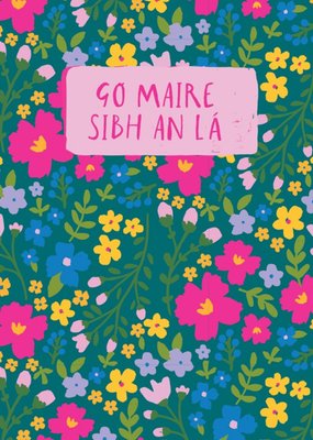 Natalie Alex Designs Illustrated Floral Irish Anniversary Card
