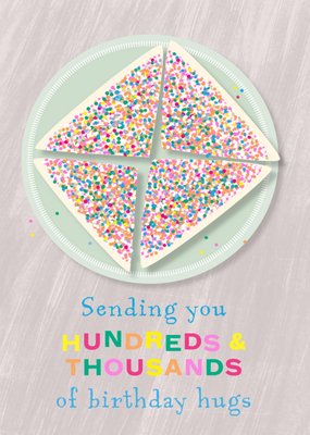 Hundreds And Thousands Birthday Card