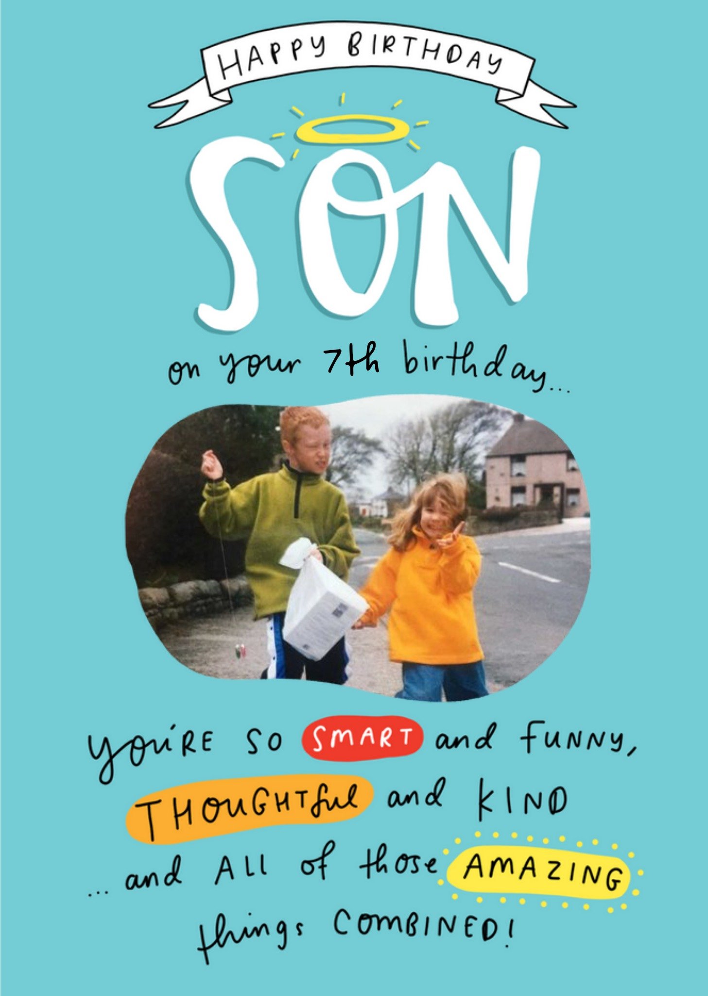 Moonpig Emily Coxhead The Happy News Happy Birthday Son, So Smart And Funny Ecard