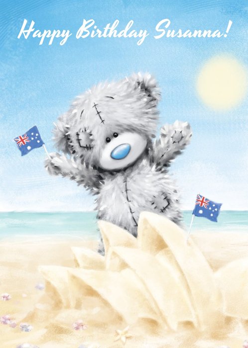 Me To You Austalian Beach Birthday Card
