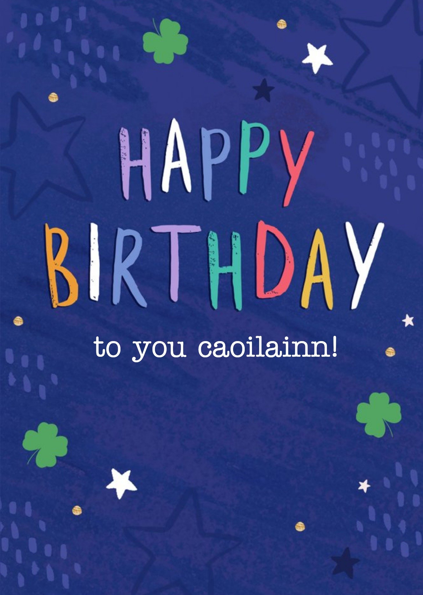 Hooray For Today Irish Happy Birthday Card Ecard