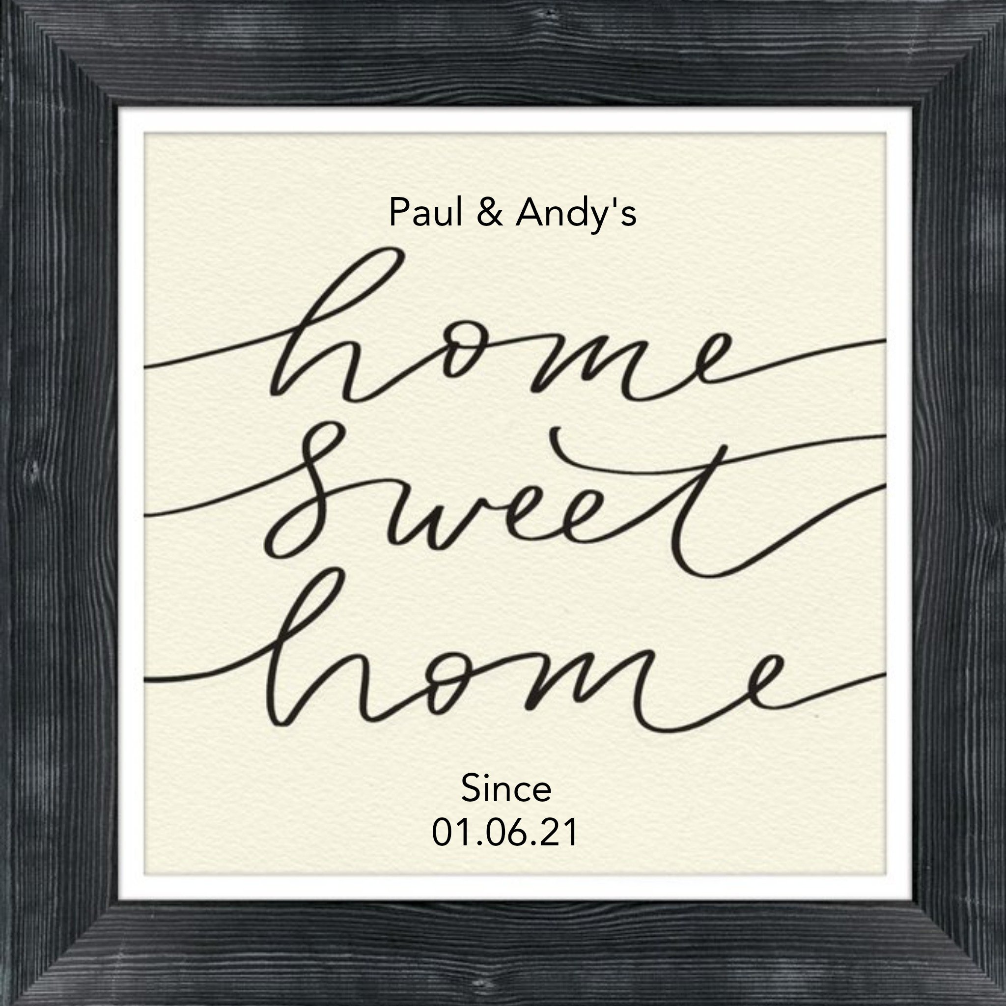 Moonpig Clintons Home Sweet Home Card, Square