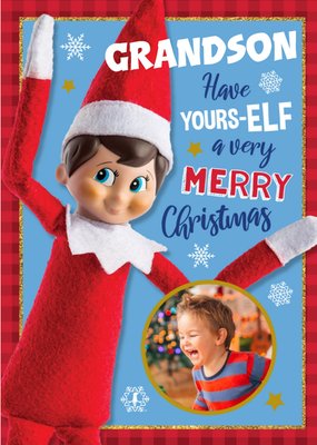 Elf On The Shelf Grandson Have Yours-Elf A Merry Christmas Card