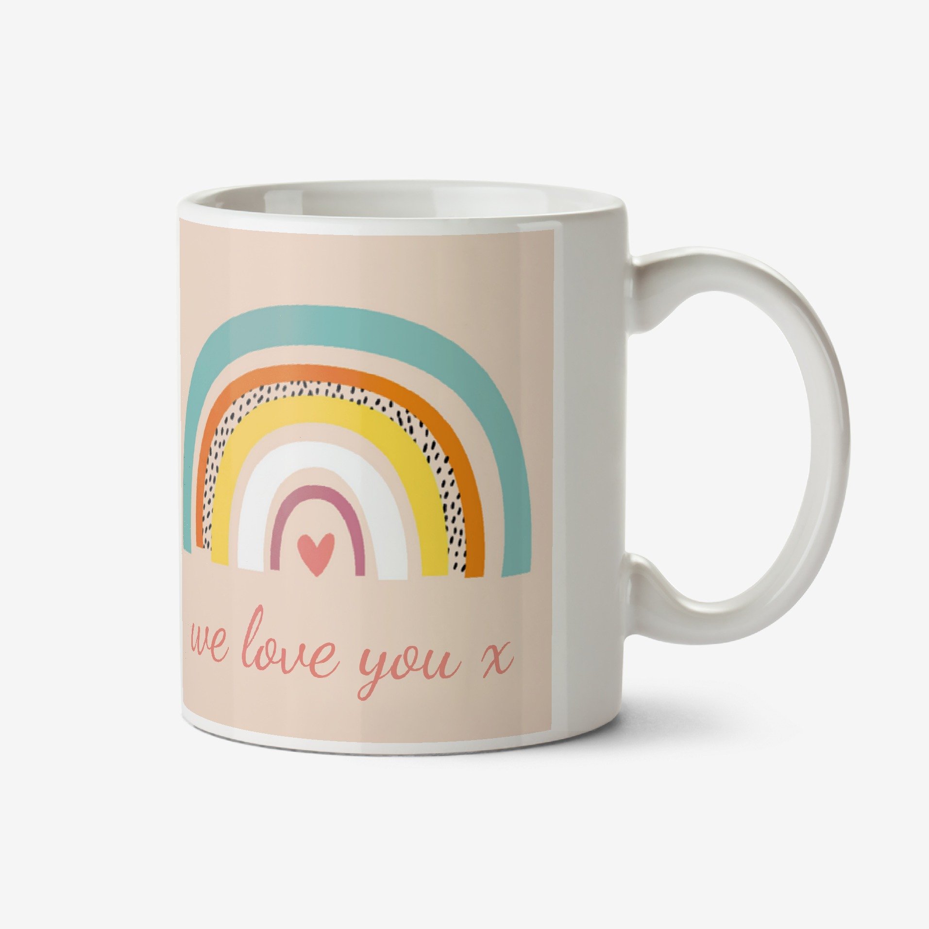 We Love You Rainbow Photo Upload Mug Ceramic Mug