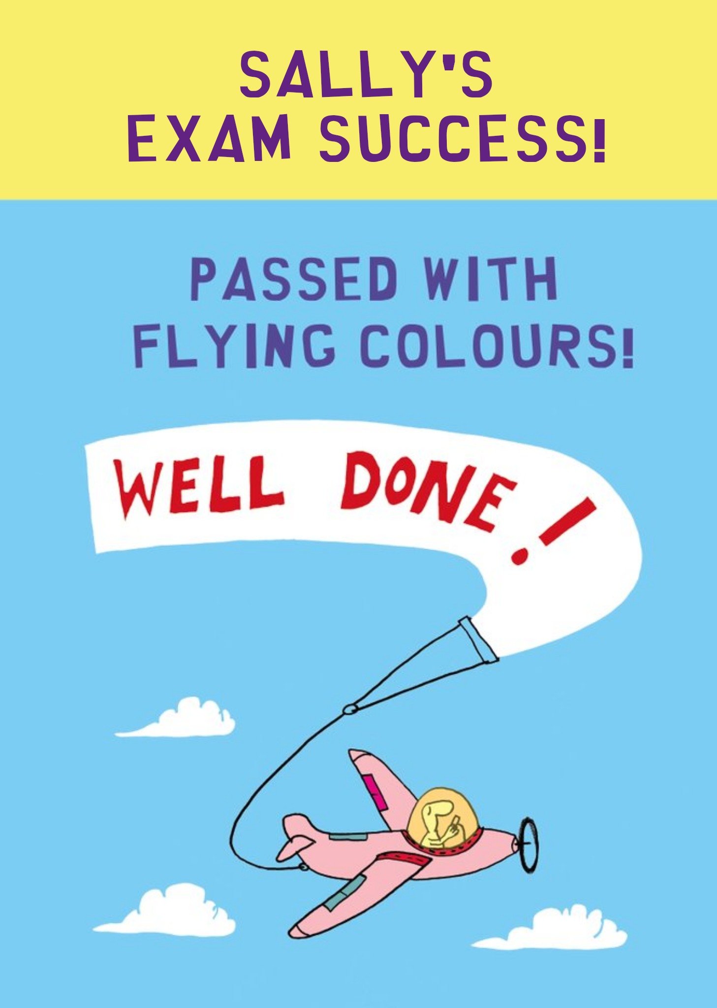 Personalised Passed Exams Card