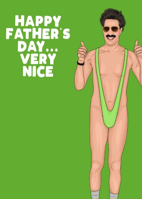 Funny Happy Father's Day Very Nice Card