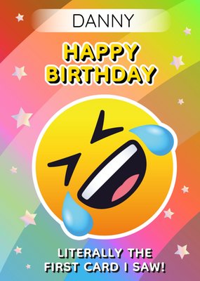 Emoji Literally The First Card I Saw Birthday Card