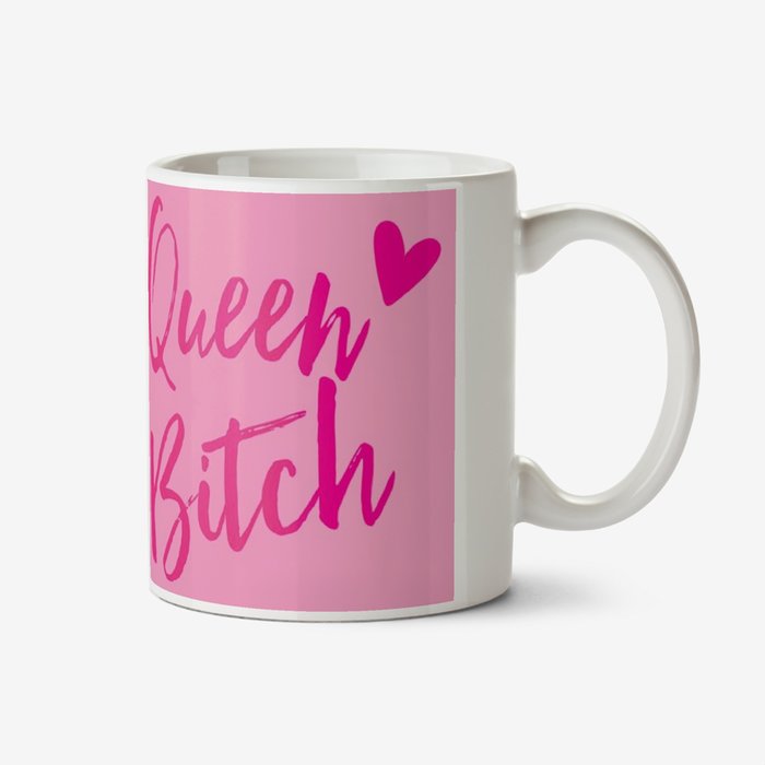 Funny Typographic Queen Mug