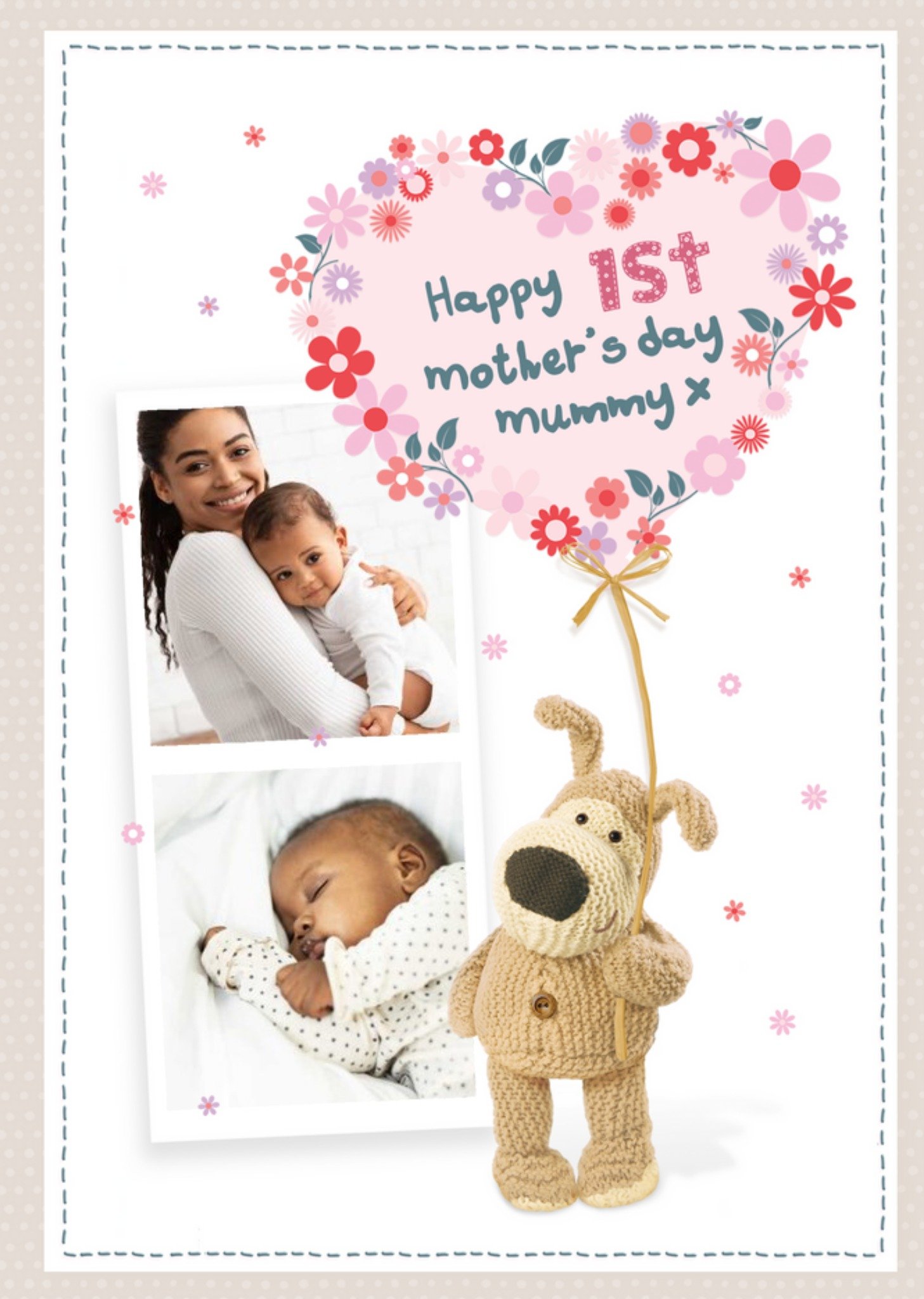 Boofle Photo Upload 1st Mother's Day Card