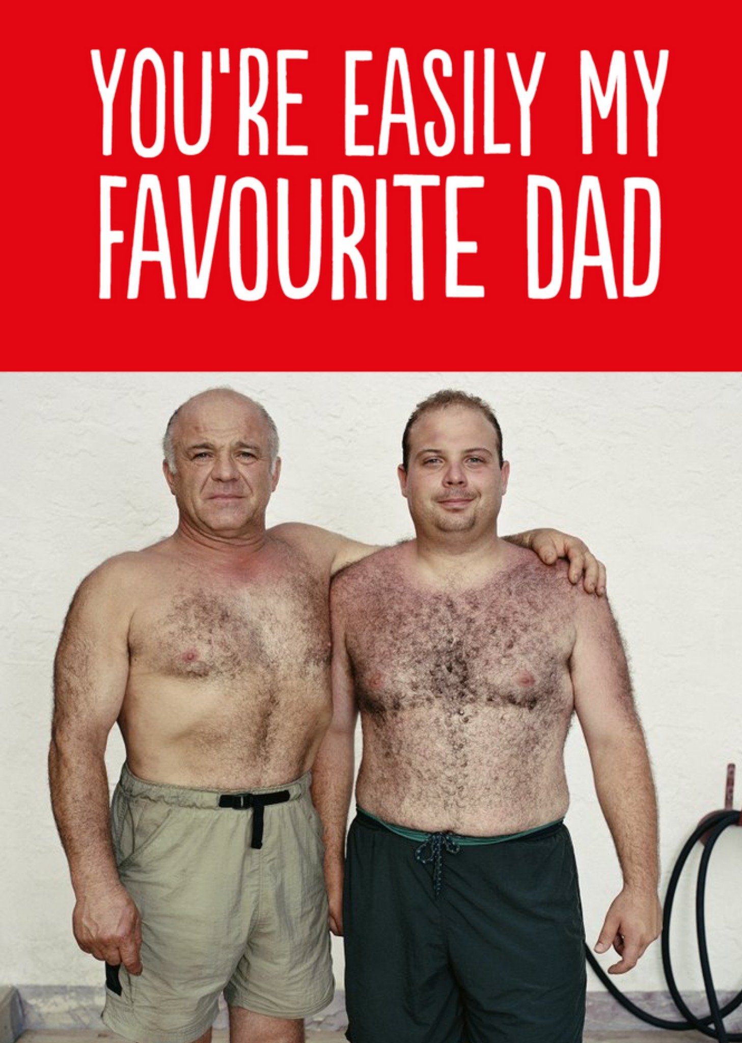 You're Easily My Favourite Dad Photo Upload Card Ecard