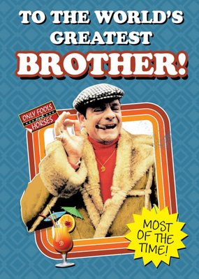 Funny Only Fools And Horses World's Greatest Brother Card