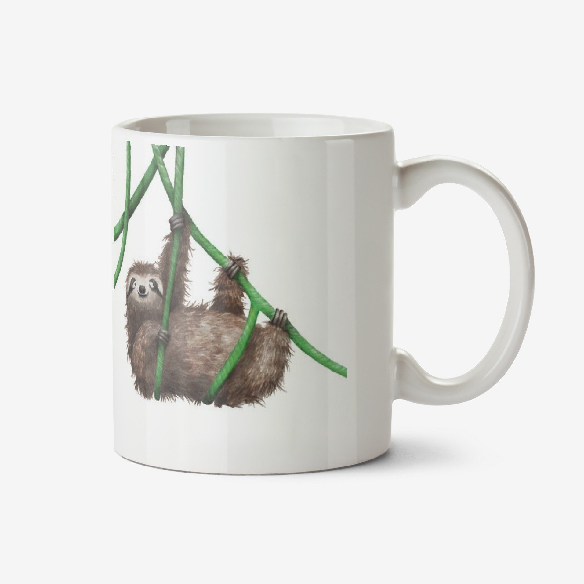 Citrus Bunn - Illustration Of A Sloth. I Love You Slow Much Mug Ceramic Mug