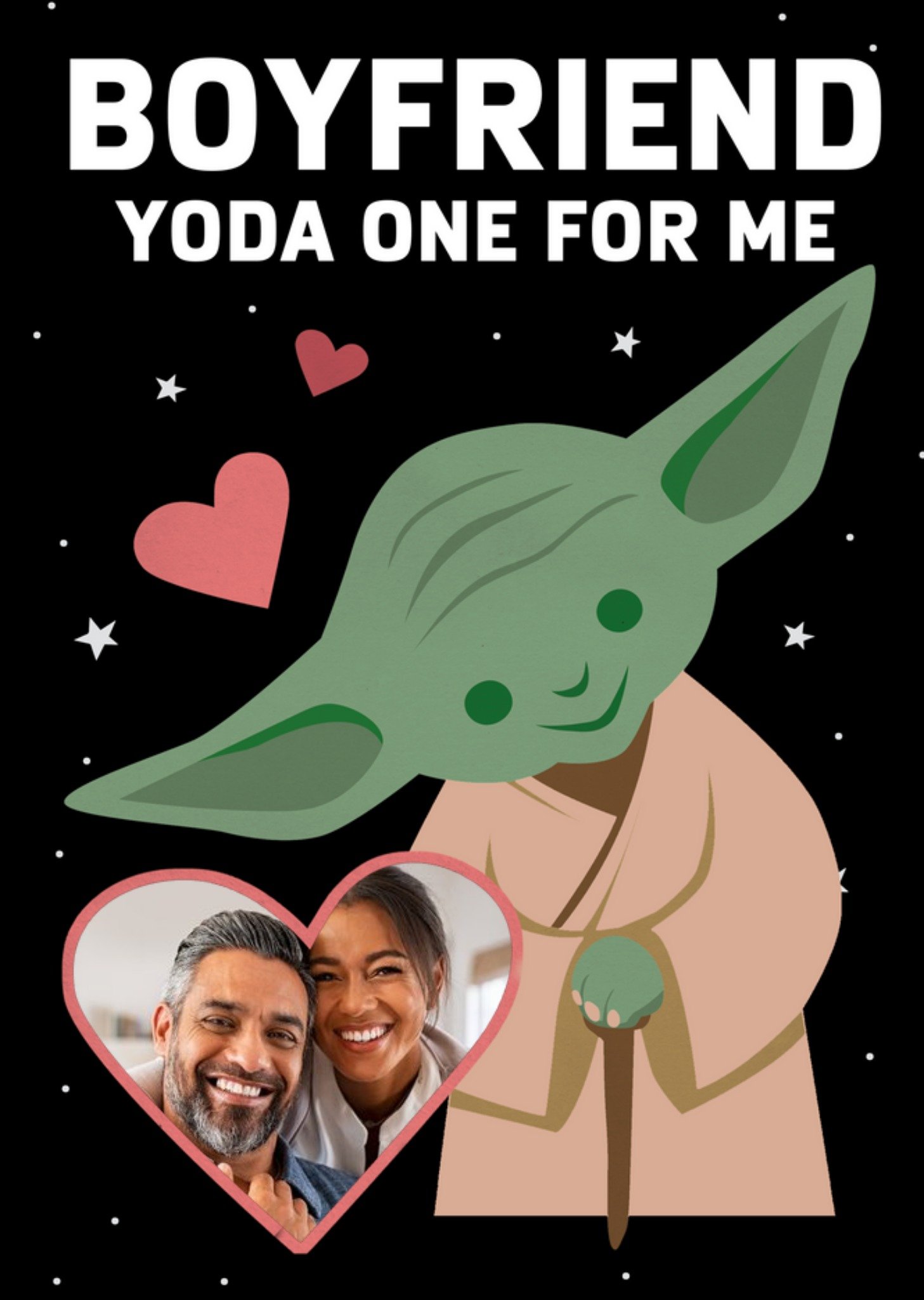 Disney Star Wars Cute Yoda One For Me Valentines Day Card