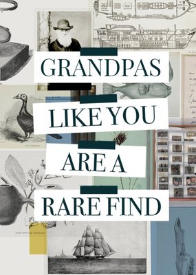 Natural History Museum Grandpas Like You Are Rare To Find Card
