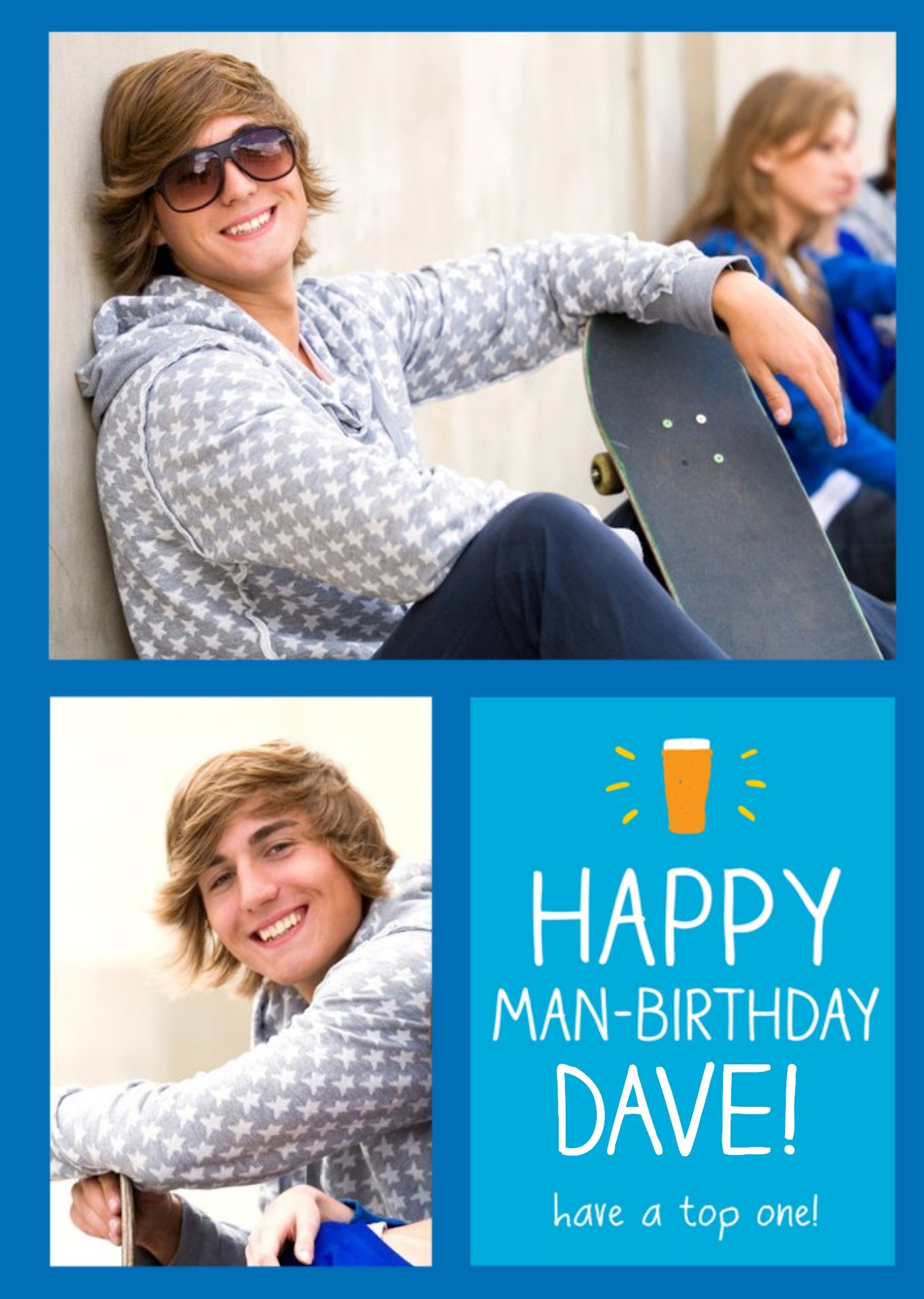 Happy Jackson Happy Man-Birthday Photo Card Ecard