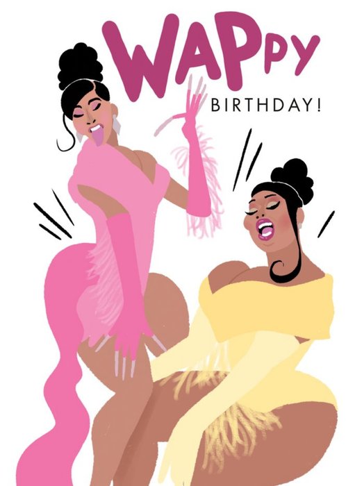 Illustrated Wappy Birthday Card