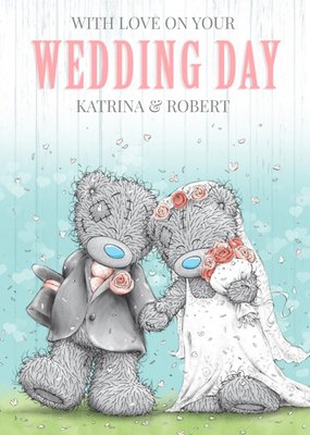 Tatty Teddy With Love On Your Wedding Day Card