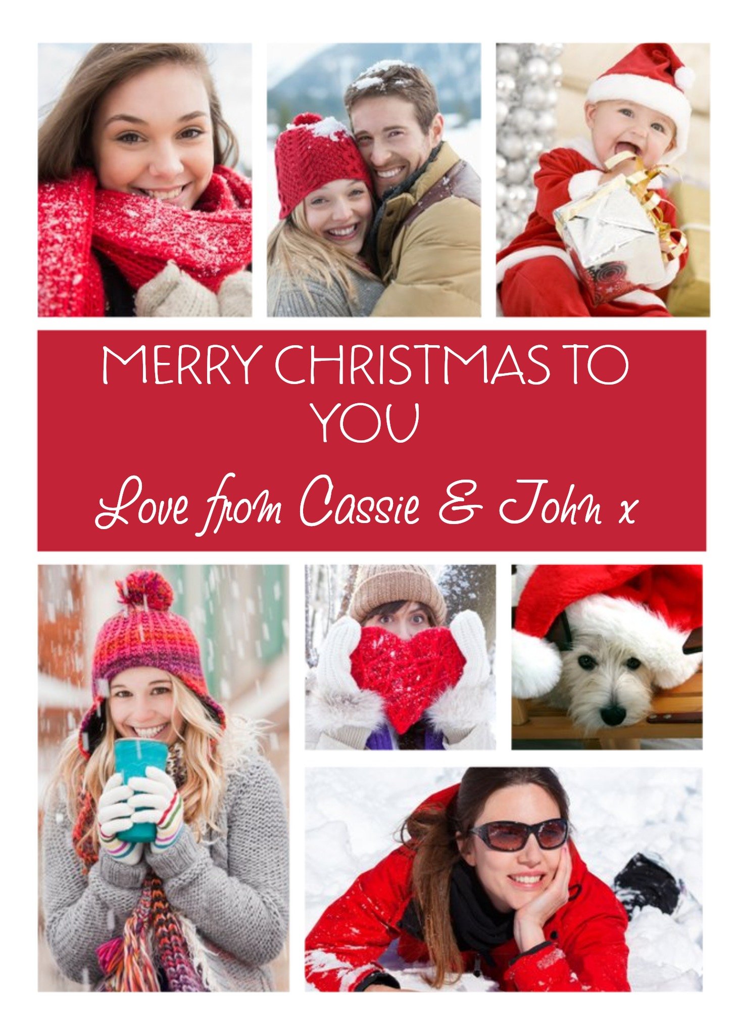 Merry Christmas Photo Card Ecard