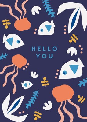 Hello You Underwater Card