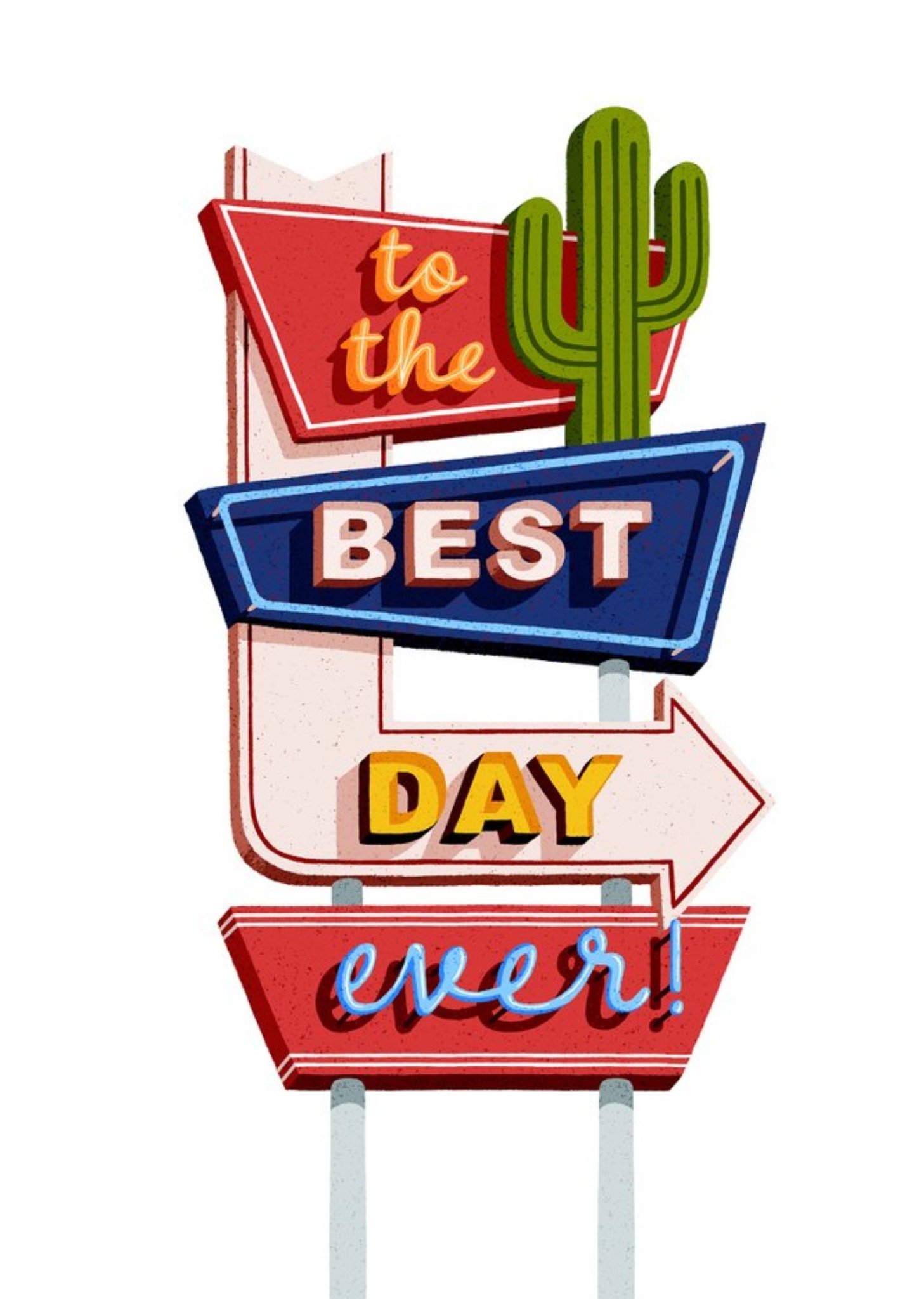 Moonpig Folio To The Best Day Ever Congratulations Card, Large