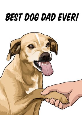Best Dog Dad Ever Father's Day Card