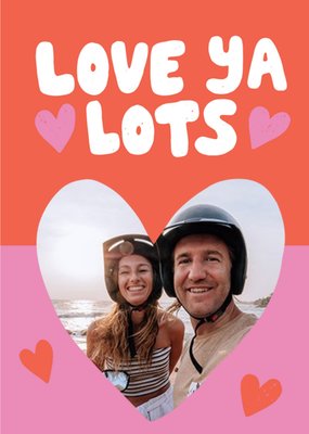 Beck Ng Typographic Valentine's Photo Upload Australia Card