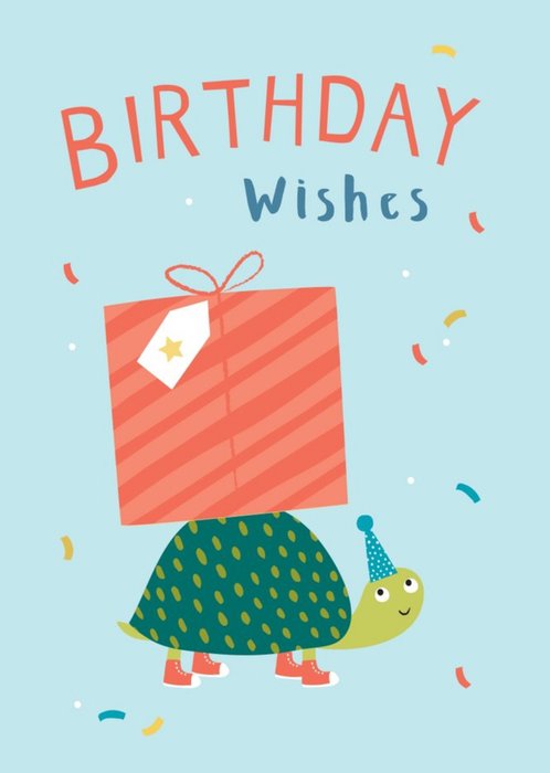 Klara Hawkins Tortoise Birthday Greeting Card