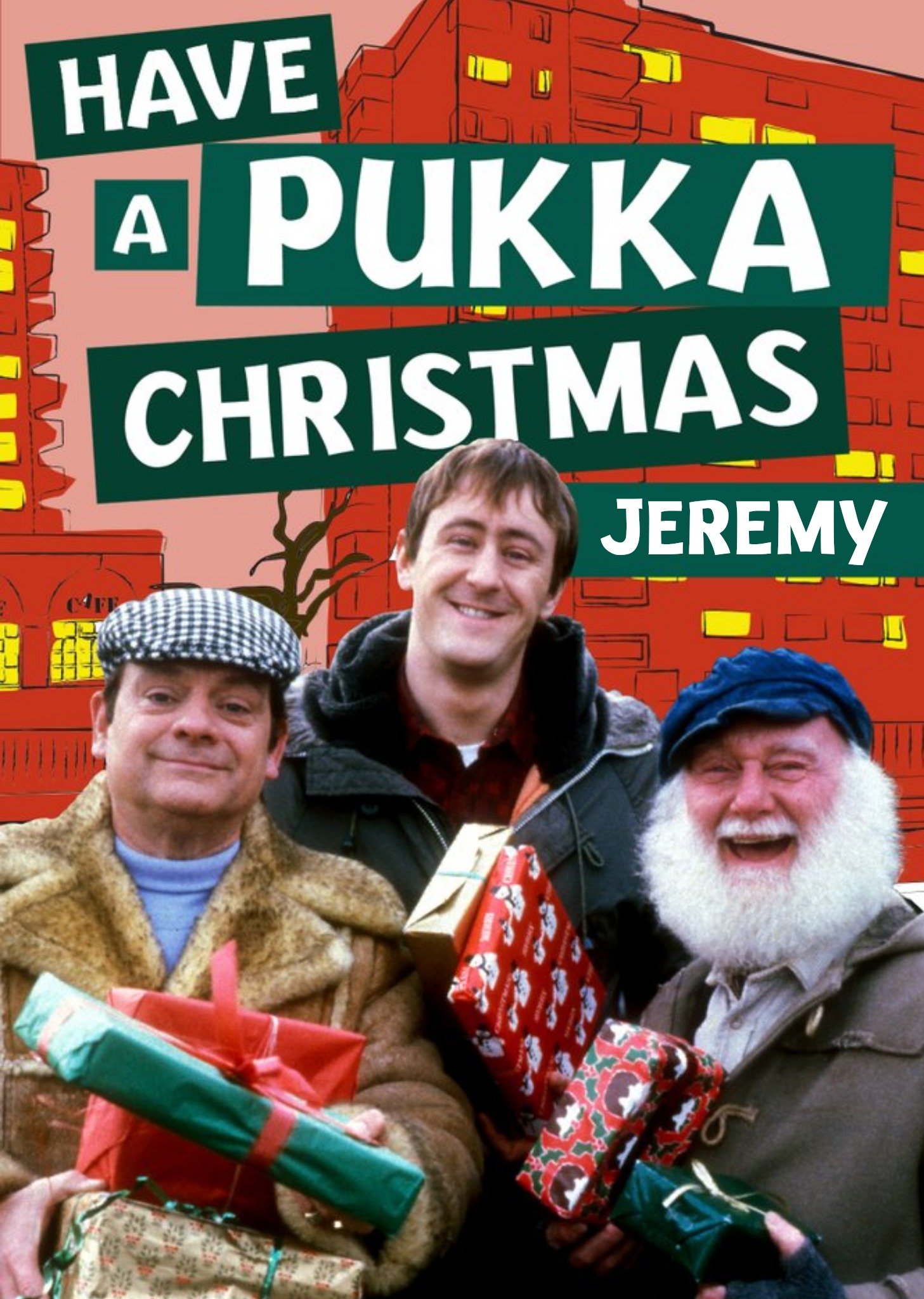 Bbc Only Fools Pukka Christmas Card