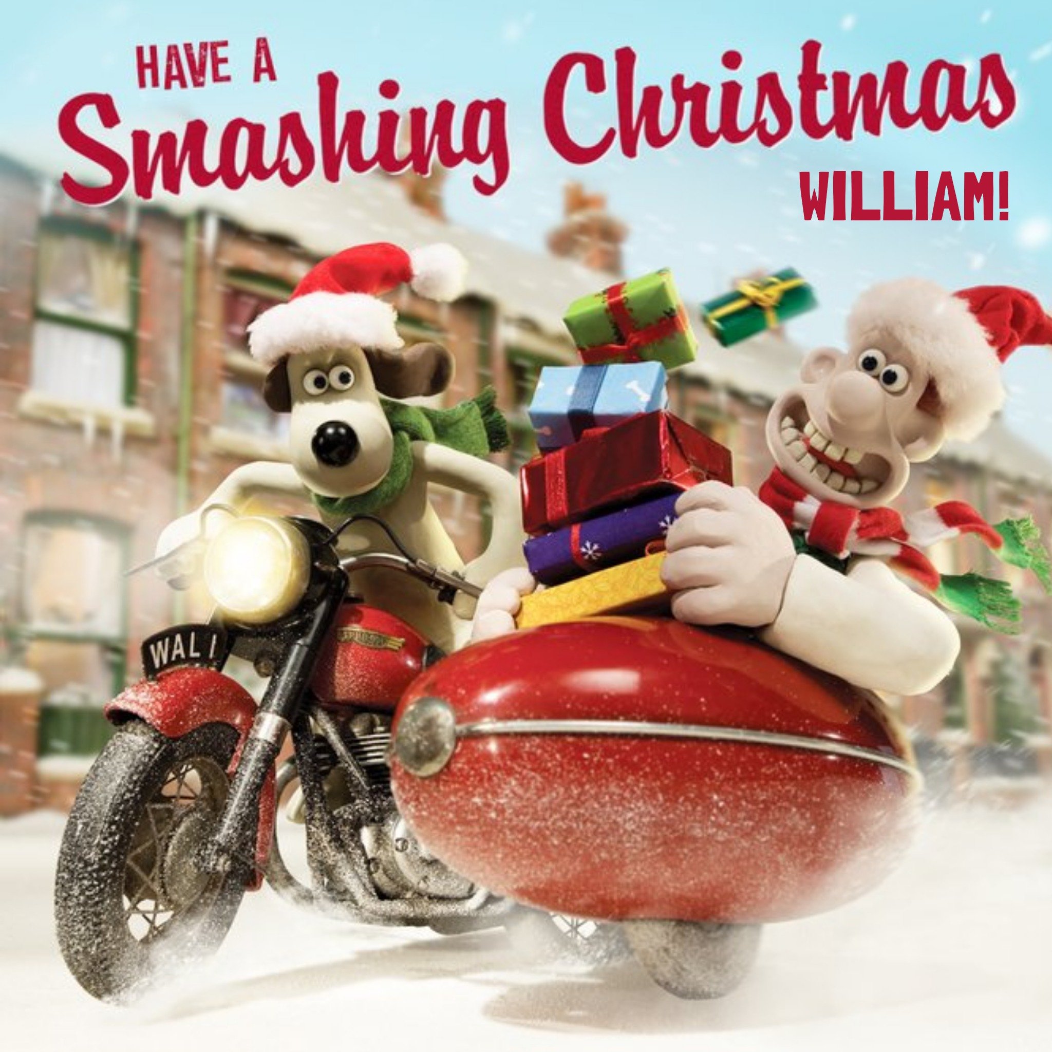 Wallace And Gromit Have A Smashing Christmas, Large Card