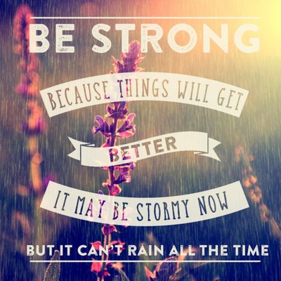 Be Strong Things Will Get Better Card