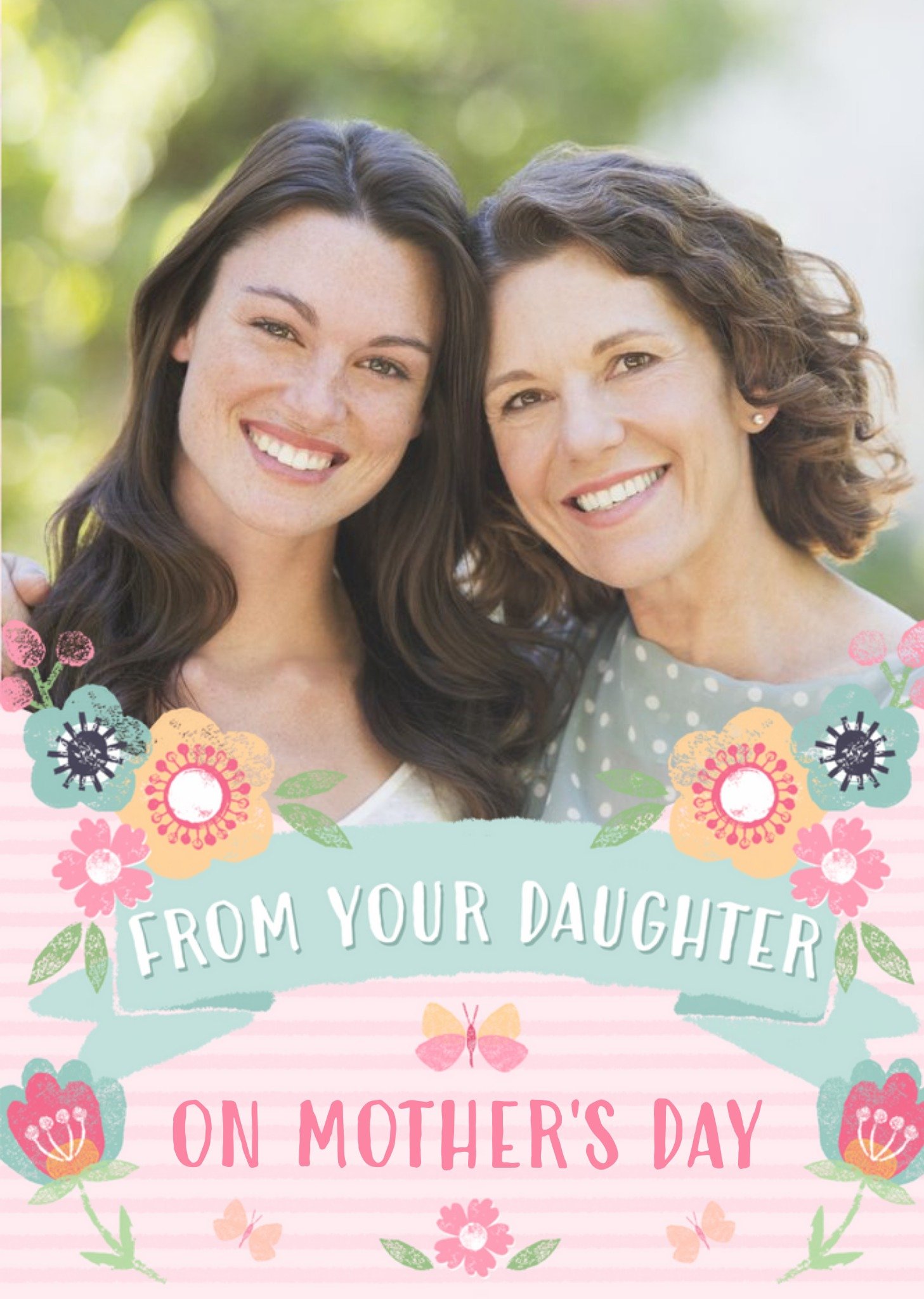 From Your Daughter On Mother's Day Photo Upload Ecard