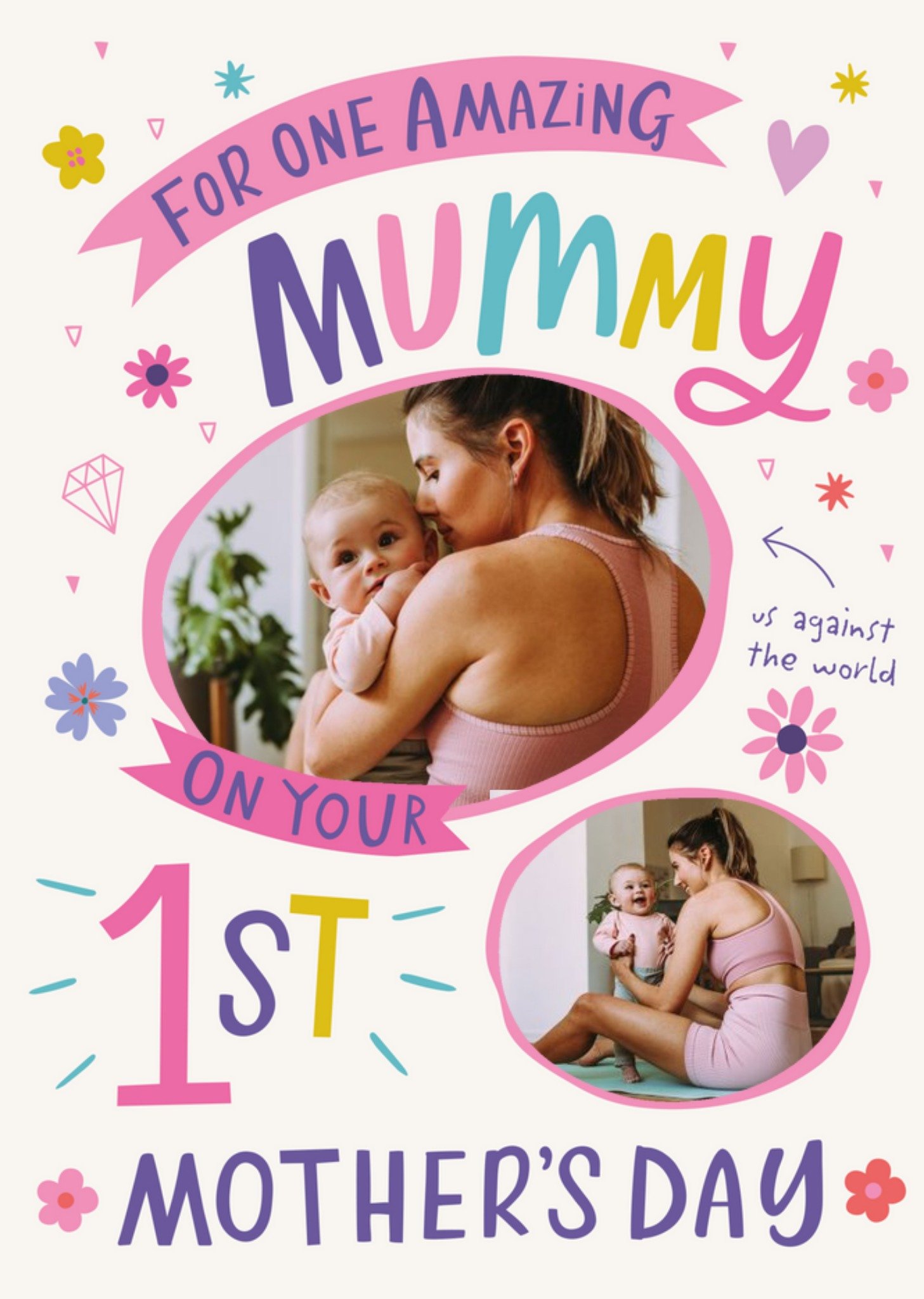 Moonpig First Mother's Day Amazing Mummy Photo Upload Card Ecard